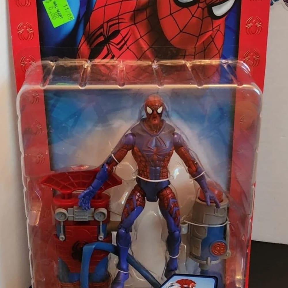 2004 Toy Biz Spider-Man Rocket Blast Spider-Man Action Figure New Sealed Package